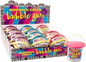 Sidewalk Chalk Bubble Gum Candy 2.5oz 12ct